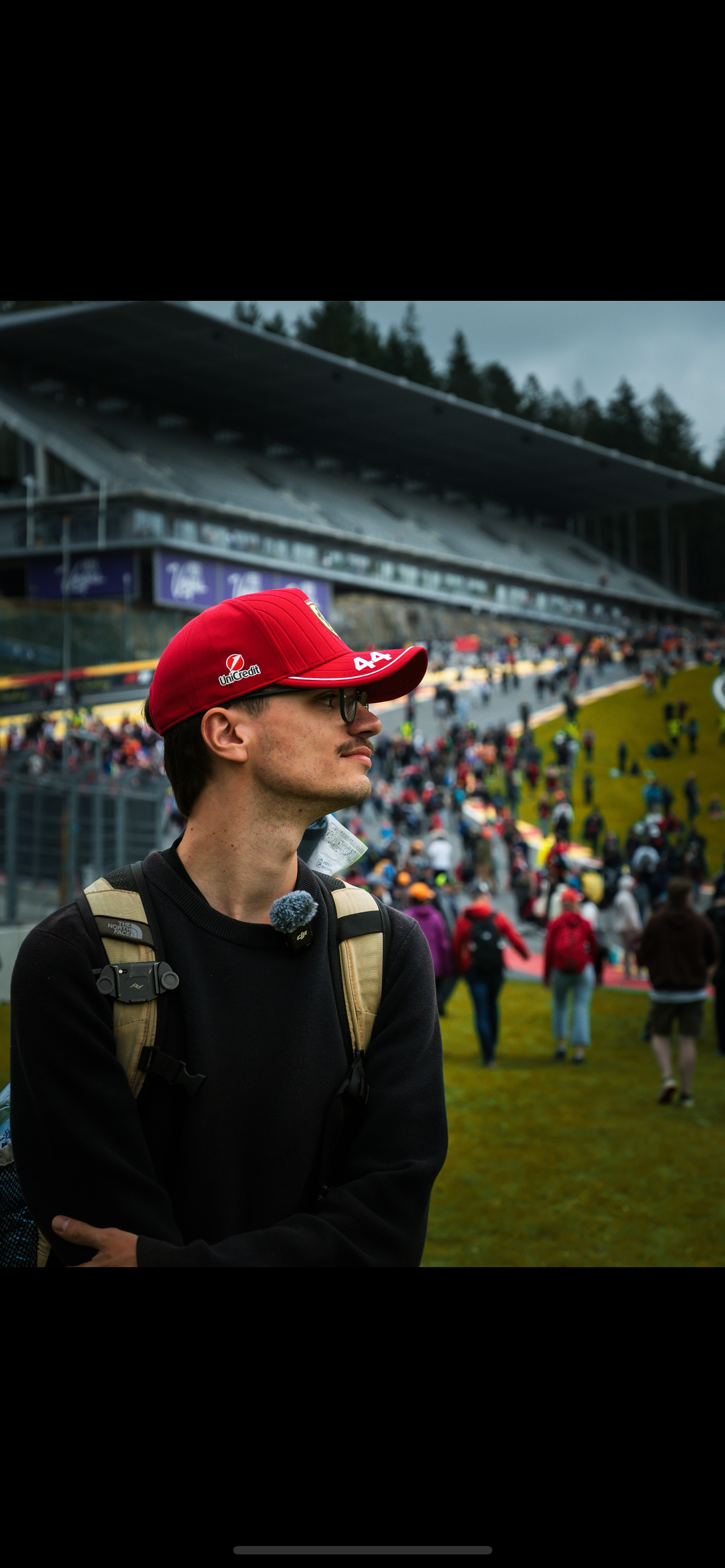 Antoine de Spa sur un circuit